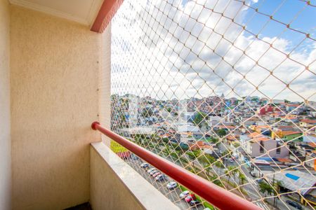 Varanda da sala de apartamento para alugar com 3 quartos, 68m² em Jardim do Estádio, Santo André