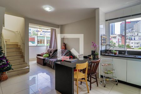 Sala de apartamento à venda com 2 quartos, 120m² em Cruzeiro, Belo Horizonte