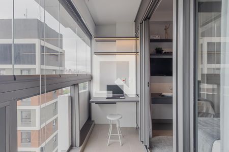 Varanda de kitnet/studio para alugar com 1 quarto, 19m² em Jardim Paulista, São Paulo