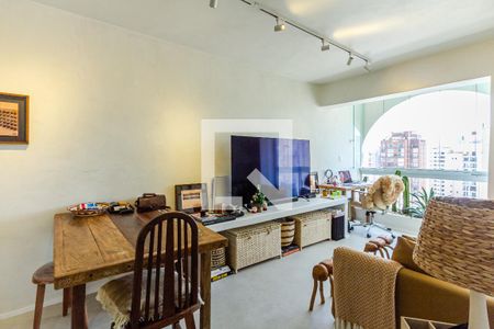 Sala de apartamento à venda com 1 quarto, 86m² em Vila Olímpia, São Paulo