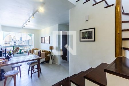 Sala de apartamento à venda com 1 quarto, 86m² em Vila Olímpia, São Paulo