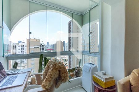 Sala de apartamento à venda com 1 quarto, 86m² em Vila Olímpia, São Paulo