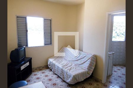 Sala de apartamento para alugar com 1 quarto, 50m² em Gonzaguinha, São Vicente