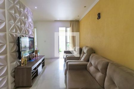 Sala de apartamento à venda com 3 quartos, 79m² em Parque Taboão, Taboão da Serra