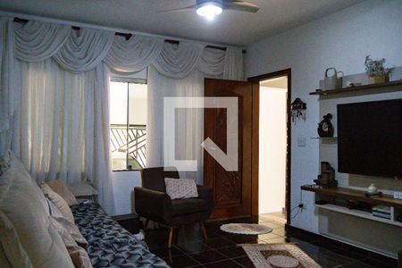 Sala de Estar de casa à venda com 3 quartos, 175m² em Jardim Marek, Santo André