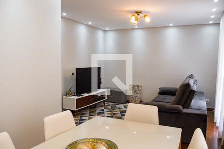 Sala de apartamento à venda com 4 quartos, 132m² em Vila Bastos, Santo André