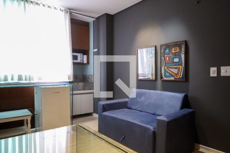 Sala de apartamento para alugar com 1 quarto, 40m² em Estoril, Belo Horizonte