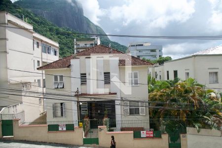 Sala vista  de apartamento à venda com 1 quarto, 50m² em Jardim Botânico, Rio de Janeiro