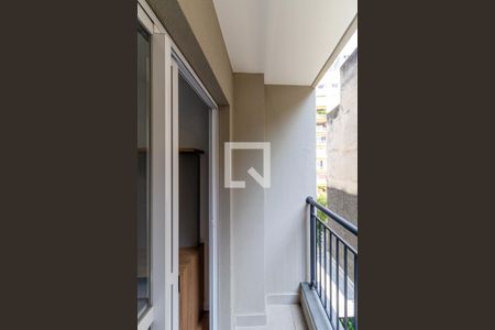 Varanda de apartamento à venda com 1 quarto, 30m² em República, São Paulo