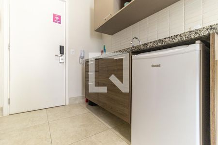 Studio à venda com 20m², 1 quarto e sem vagaCozinha - Geladeira