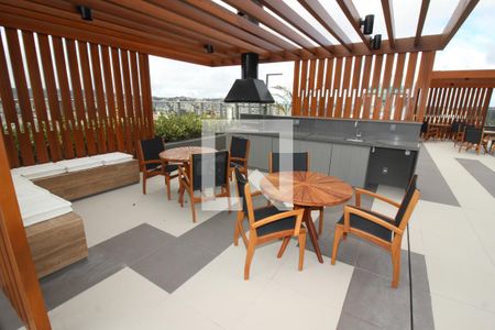 Studio à venda com 25m², 1 quarto e 1 vagaÁrea comum - Churrasqueira