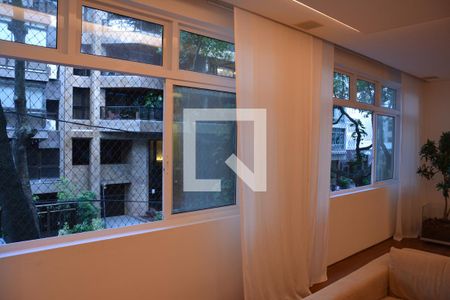 janela sala de apartamento à venda com 4 quartos, 225m² em Leblon, Rio de Janeiro