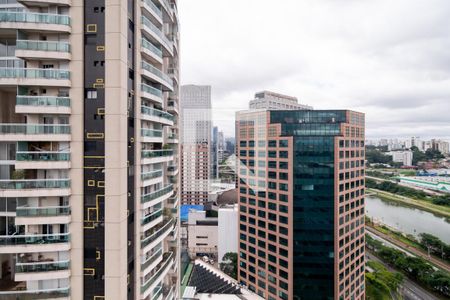 Varanda - Vista de apartamento à venda com 2 quartos, 96m² em Cidade Monções, São Paulo