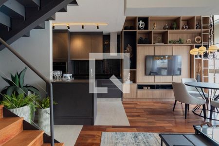 Cozinha de apartamento para alugar com 1 quarto, 67m² em Pinheiros, São Paulo