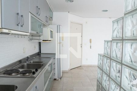 Sala/Cozinha de apartamento para alugar com 1 quarto, 50m² em Vila Clementino, São Paulo
