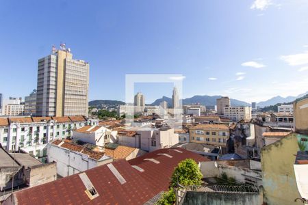 Vista Sala de apartamento à venda com 2 quartos, 60m² em Gamboa, Rio de Janeiro
