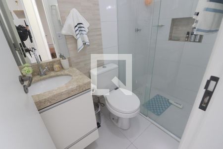 Banheiro  de apartamento para alugar com 1 quarto, 39m² em Parada Inglesa, São Paulo