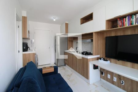 Sala/Cozinha  de kitnet/studio à venda com 1 quarto, 29m² em Barra Funda, São Paulo