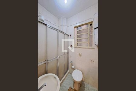 Banheiro da Suíte de apartamento à venda com 1 quarto, 45m² em Riachuelo, Rio de Janeiro