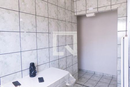 Cozinha de apartamento para alugar com 1 quarto, 54m² em Centro, São Vicente