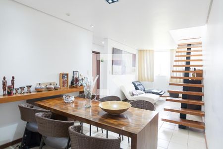  sala de jantar de apartamento à venda com 3 quartos, 160m² em Vila Maria do Carmo, Nova Lima
