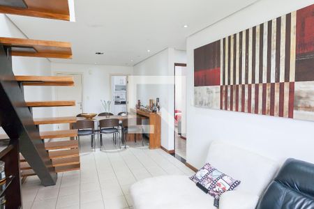 sala de apartamento à venda com 3 quartos, 160m² em Vila Maria do Carmo, Nova Lima