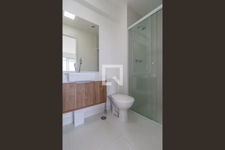 Banheiro Social de apartamento para alugar com 1 quarto, 53m² em Alphaville Empresarial, Barueri