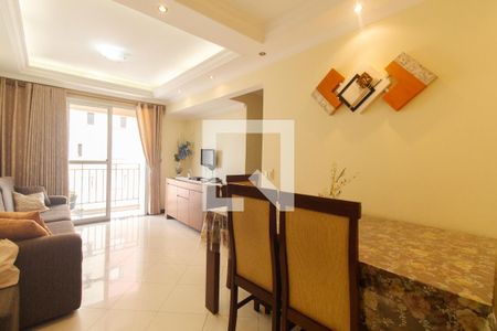 Sala de apartamento à venda com 3 quartos, 76m² em Vila Carlos de Campos, São Paulo