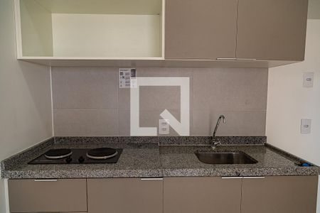 Sala e Cozinha - Detalhe de apartamento para alugar com 1 quarto, 29m² em Vila Santa Catarina, São Paulo