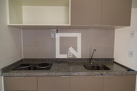 Sala e Cozinha - Detalhe de apartamento à venda com 1 quarto, 29m² em Vila Santa Catarina, São Paulo