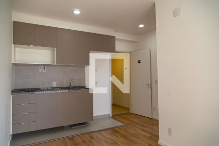 Sala e Cozinha de apartamento à venda com 1 quarto, 29m² em Vila Santa Catarina, São Paulo