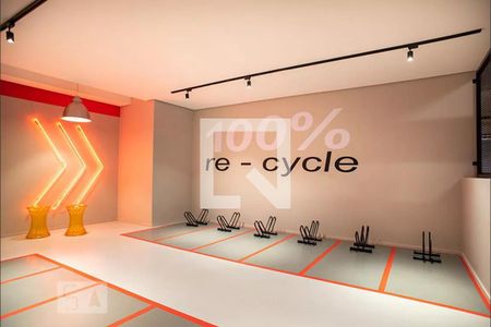 Studio para alugar com 34m², 1 quarto e 1 vaga Studio para alugar com 34m², 1 quarto e 1 vagaBicicletário