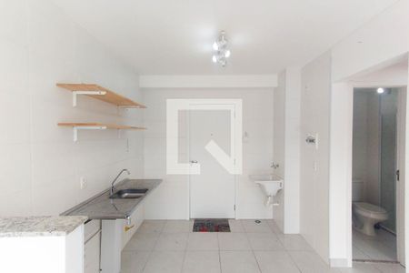 Sala e cozinha de apartamento à venda com 2 quartos, 36m² em Mooca, São Paulo