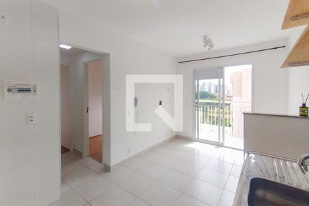 Sala e cozinha de apartamento à venda com 2 quartos, 36m² em Mooca, São Paulo