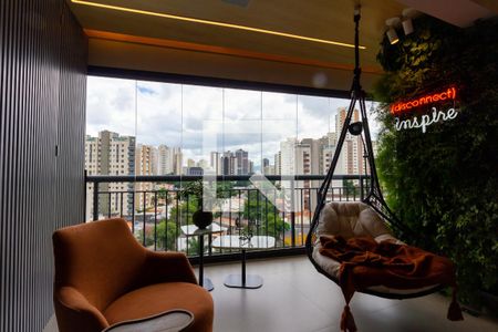 Sala  de apartamento à venda com 1 quarto, 59m² em Vila Romana, São Paulo