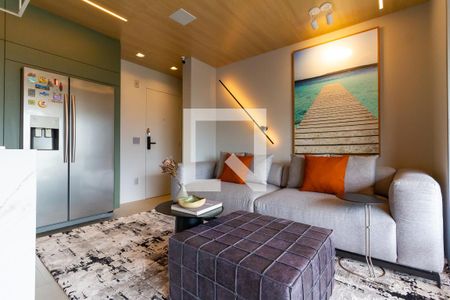 Sala  de apartamento à venda com 1 quarto, 59m² em Vila Romana, São Paulo