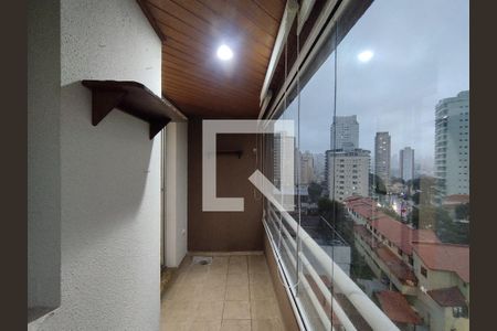 Varanda da Sala de apartamento para alugar com 3 quartos, 76m² em Vila Gumercindo, São Paulo