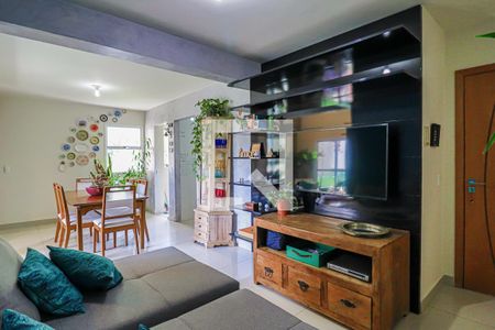 Sala de apartamento para alugar com 3 quartos, 105m² em Sion, Belo Horizonte