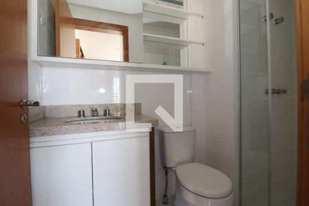 Banheiro da Suíte de apartamento para alugar com 1 quarto, 33m² em Asa Sul, Brasília