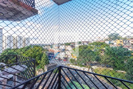 Varanda da sala  de apartamento para alugar com 3 quartos, 85m² em Centro, Diadema