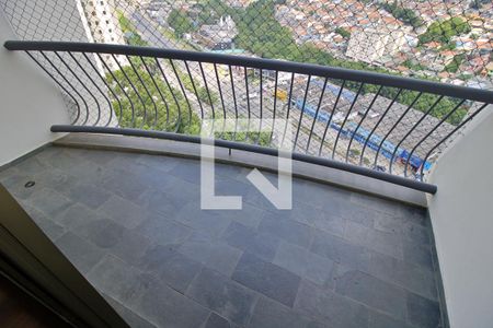 Varanda da Sala de apartamento para alugar com 3 quartos, 110m² em Chácara Agrindus, Taboão da Serra