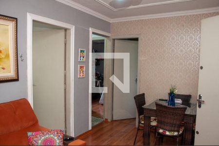 Sala de apartamento à venda com 2 quartos, 57m² em Tres Barras, Contagem