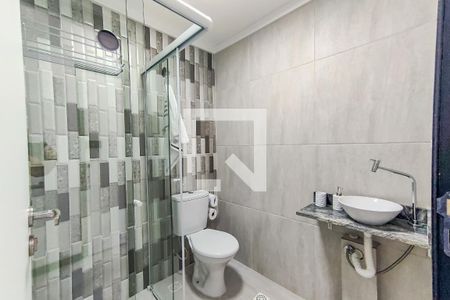 Studio para alugar com 27m², 1 quarto e sem vaga Studio para alugar com 27m², 1 quarto e sem vagaBanheiro