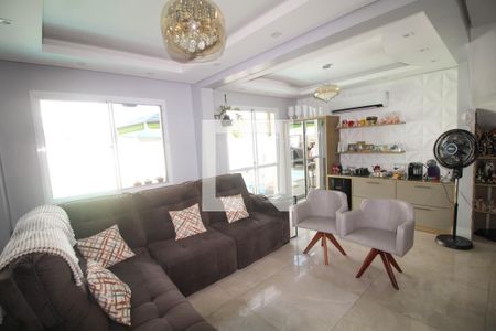 Sala de casa de condomínio para alugar com 4 quartos, 260m² em Estância Velha, Canoas