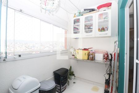 Varanda e área de serviço  de apartamento à venda com 2 quartos, 47m² em Bela Vista, São Paulo