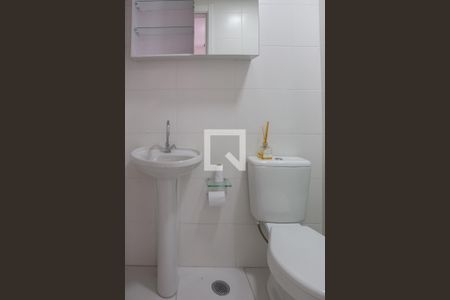 Banheiro da Suíte de apartamento para alugar com 1 quarto, 30m² em Água Branca, São Paulo