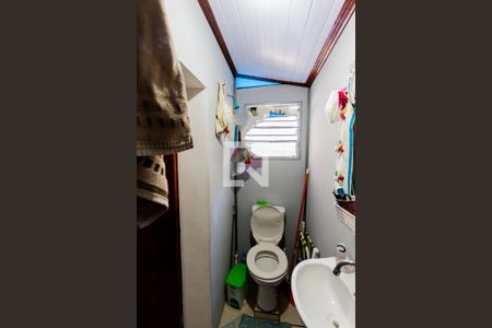 Banheiro da Suíte  de casa à venda com 5 quartos, 300m² em Parque Oratorio, Santo André