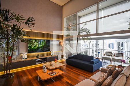 Sala de apartamento para alugar com 4 quartos, 250m² em Vila Suzana, São Paulo