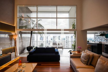 Sala de apartamento para alugar com 4 quartos, 250m² em Vila Suzana, São Paulo