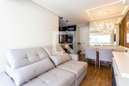 Sala de apartamento para alugar com 2 quartos, 61m² em Vila Apiai, Santo André